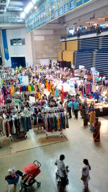 A snap of the Bazaar at IndiaFest 2015
